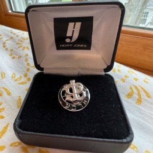 HJ Greek Gamma Phi Beta Silver Polished Badge / Pin